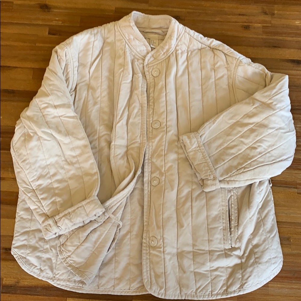 Cozy quilted jacket.